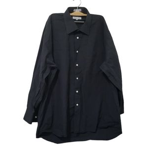 Vintage Christian Dior Shirt Buttons Long Sleeve 90s y2k Men black Size 17.5